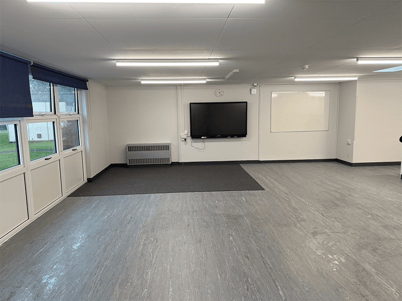 School groundwork project in progress