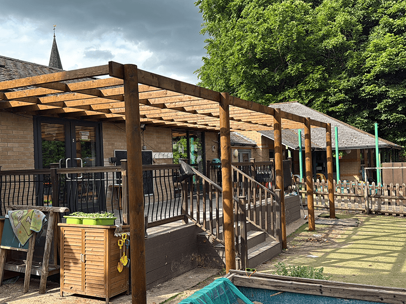 School groundwork and exterior works